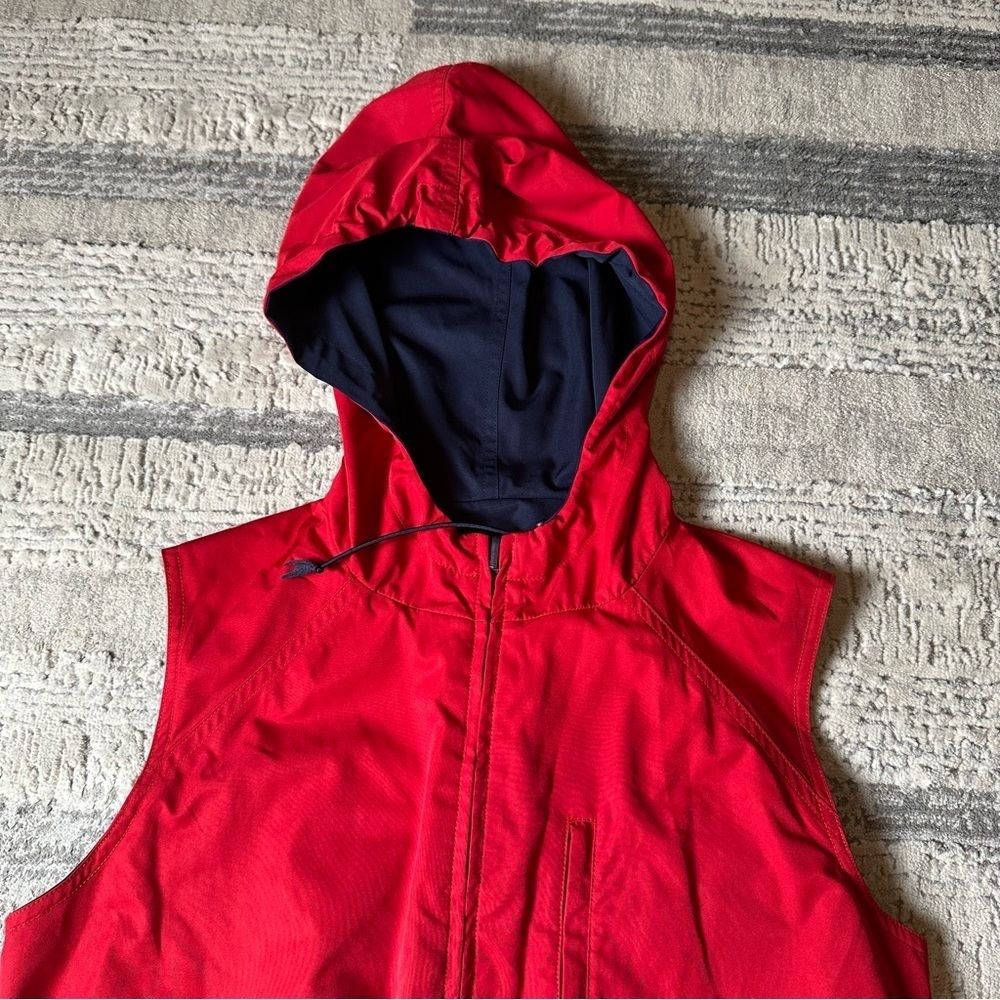 Ralph Lauren Reversible Hooded Utility Vest Red & Navy – Women’s Size M - Picture 3 of 11